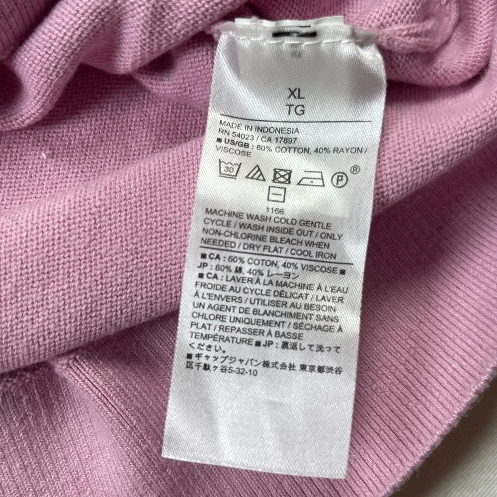 Banana Republic Sweater Men XL Purple Knit Cotton Long Sleeve Crew Neck Pullover